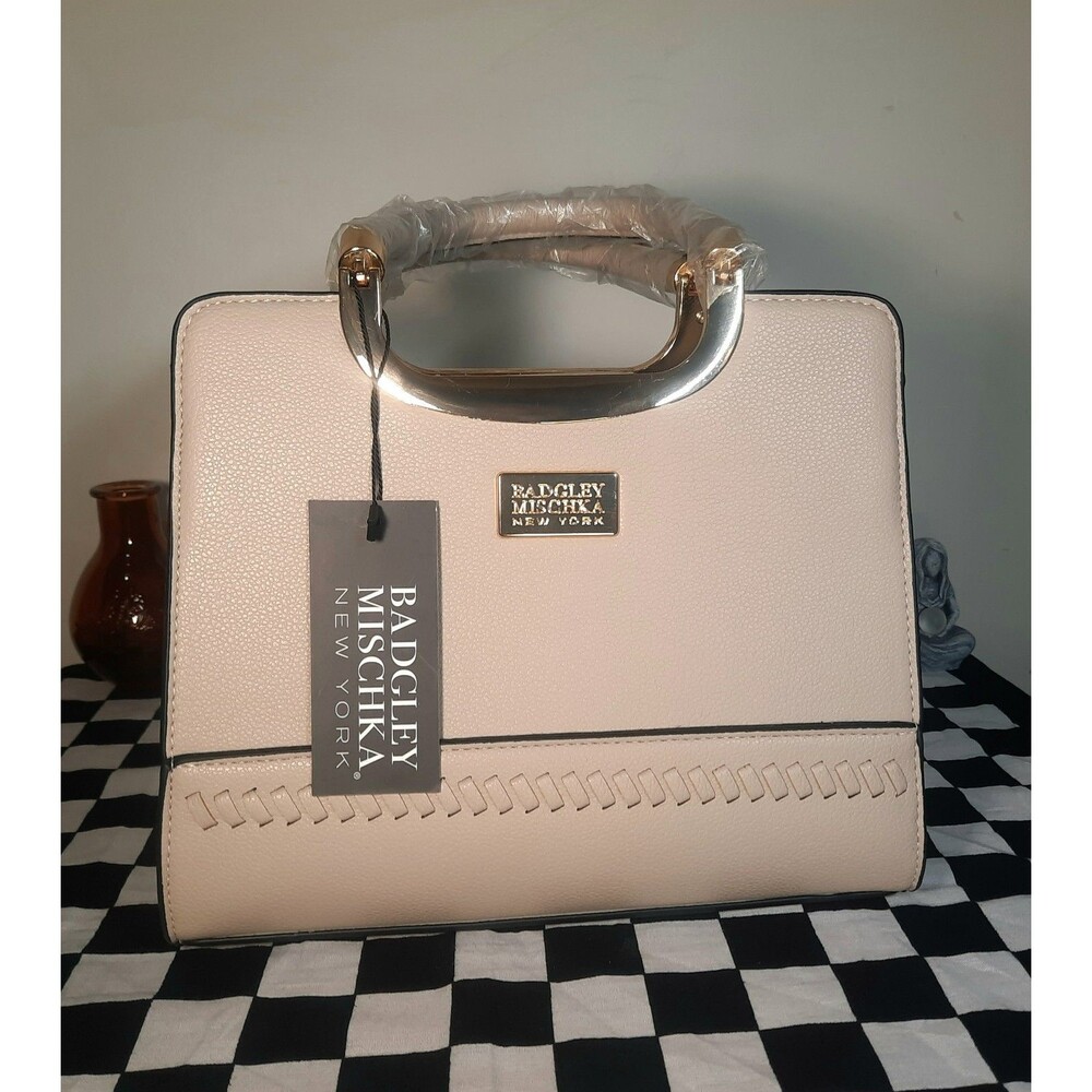 NWT Badgley Mischka New York — "The Ann Double Handle Satchel"